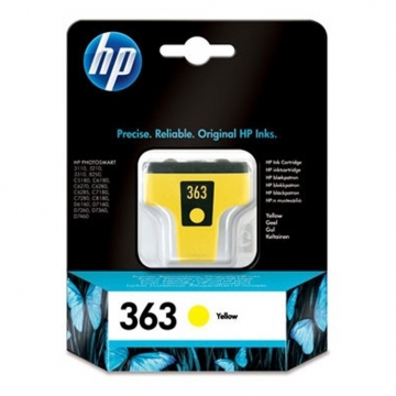 HP (Hewlett Packard) 363 C8773E Orjinal Sarı Kartuş 500 Sayfa