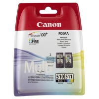 CANON PG-510/CL-511 Orjinal Siyah ve Renkli Kartuş 2 Li PAKET