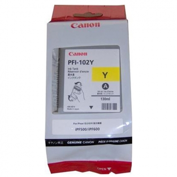 CANON PFI-102Y Orjinal Sarı Kartuş 130 mlgr
