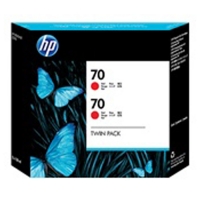 HP (Hewlett Packard) 70 CB347A Orjinal Pigment Kırmızı Kartuş 130 mlgr. x 2 Lİ PAKET