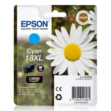 EPSON 18XL C13T18124010 Orjinal Mavi Kartuş 450 Sayfa
