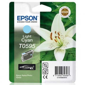 EPSON T0595 C13T05954010 Orjinal Açık Mavi Kartuş 450 Sayfa