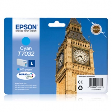 EPSON T7032 C13T70324010 Orjinal Mavi Kartuş 800 Sayfa