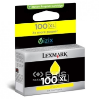<span>LEXMARK</span> 100XL 14N1071E Yüksek Kapasiteli Orjinal Sarı Return Kartuş 600 Sayfa