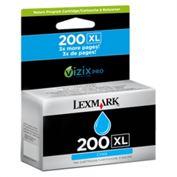 LEXMARK 220XL 14L0175A 200XL Yüksek Kapasiteli Orjinal Mavi Kartuş 1.600 Sayfa