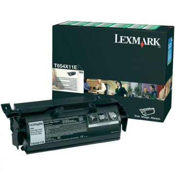 LEXMARK T654X11E Ekstra Yüksek Kapasiteli Orjinal Siyah Lazer Toner 36.000 Sayfa