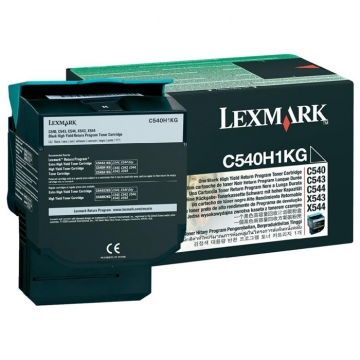 LEXMARK C540H1KG Yüksek Verimli Orjinal Siyah Lazer Toner 2.500 Sayfa