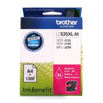 BROTHER LC-535XL-M Yüksek Kapasiteli Orjinal Kırmızı Kartuş 1.300 Sayfa