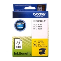 BROTHER LC-535XL-Y Yüksek Kapasiteli Orjinal Sarı Kartuş 1.300 Sayfa