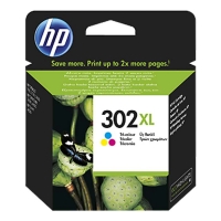 <span>HP (Hewlett Packard)</span> 302XL F6U67AE Yüksek Kapasiteli Orjinal Renkli Kartuş 330 Sayfa