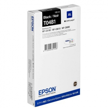 EPSON T04B1 C13T04B140 Yüksek Kapasiteli Orjinal Siyah Kartuş 5.800 Sayfa