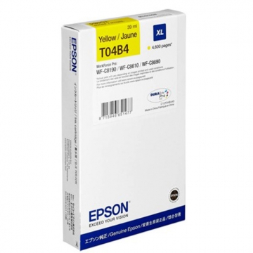 EPSON T04B4 C13T04B440 Yüksek Kapasiteli Orjinal Sarı Kartuş 4.600 Sayfa