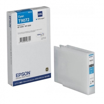 EPSON T9072XXL C13T907240 Ekstra Yüksek Kapasiteli Orjinal Mavi Kartuş 7.000 Sayfa