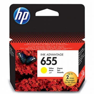 HP (Hewlett Packard) 655 CZ112AE Orjinal Sarı Kartuş 600 Sayfa