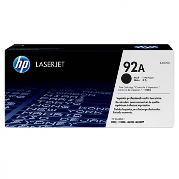 HP (Hewlett Packard) 92A C4092A Orjinal Siyah Lazer Toner 2.000 Sayfa