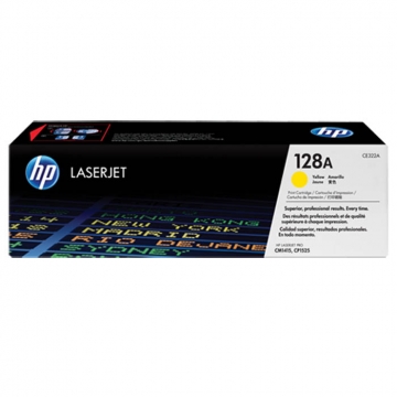 HP (Hewlett Packard) 128A CE322A Orjinal Sarı Lazer Toner 1.300 Sayfa