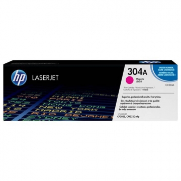 HP (Hewlett Packard) 304A CC533A Orjinal Kırmızı Lazer Toner 3.000 Sayfa