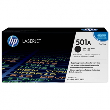 HP (Hewlett Packard) 501A Q6470A Orjinal Siyah Lazer Toner 6.000 Sayfa