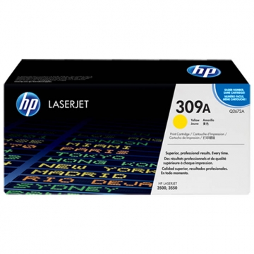 HP (Hewlett Packard) 309A Q2672A Orjinal Sarı Lazer Toner 4.000 Sayfa