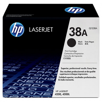 HP (Hewlett Packard) 38A Q1338A Orjinal Siyah Lazer Toner 12.000 Sayfa