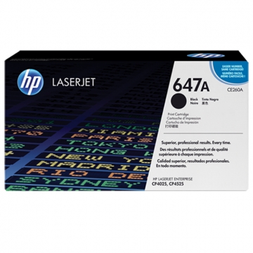 HP (Hewlett Packard) 647A CE260A Orjinal Siyah Lazer Toner 8.500 Sayfa