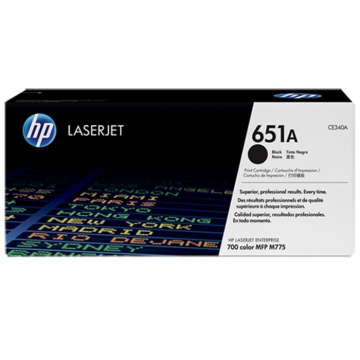 HP (Hewlett Packard) 651A CE340A Orjinal Siyah Lazer Toner 13.500 Sayfa