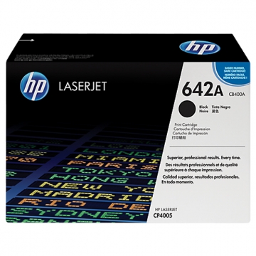 HP (Hewlett Packard) 642A CB400A Orjinal Siyah Lazer Toner 7.500 Sayfa