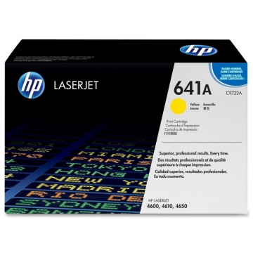 HP (Hewlett Packard) 641A C9722A Orjinal Sarı Lazer Toner 8.000 Sayfa