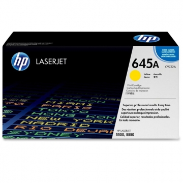 HP (Hewlett Packard) 645A C9732A Orjinal Sarı Lazer Toner 12.000 Sayfa