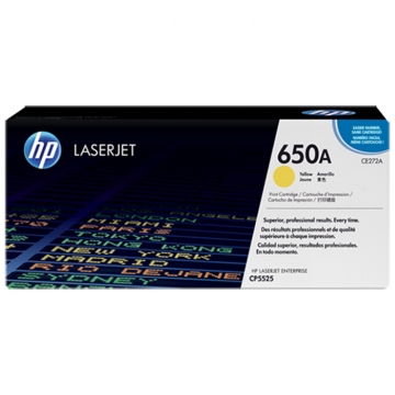 HP (Hewlett Packard) 650A CE272A Orjinal Sarı Lazer Toner 15.000 Sayfa