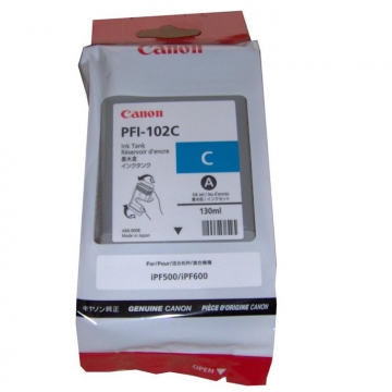CANON PFI-102C Orjinal Mavi Kartuş 130 mlgr