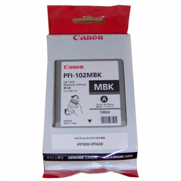 CANON PFI-102MBK Orjinal Mat Siyah Kartuş 130 mlgr
