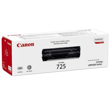 CANON 725 CRG-725 Orjinal Siyah Lazer Toner 1.600 Sayfa