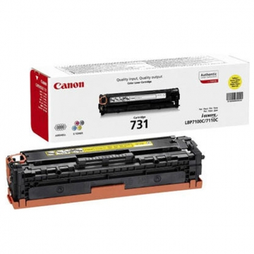 CANON 731 CRG-731Y Orjinal Sarı Lazer Toner 1.400 Sayfa