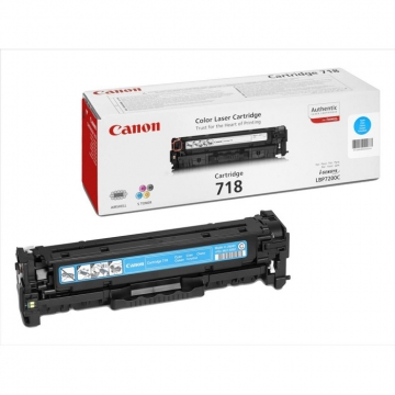 CANON 718 CRG-718C Orjinal Mavi Lazer Toner 2.900 Sayfa