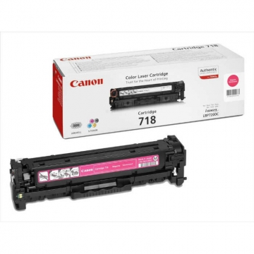 CANON 718 CRG-718M Orjinal Kırmızı Lazer Toner 2.900 Sayfa