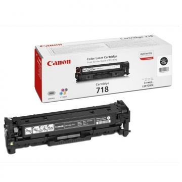 CANON 718 CRG-718BK Orjinal Siyah Lazer Toner 3.500 sayfa
