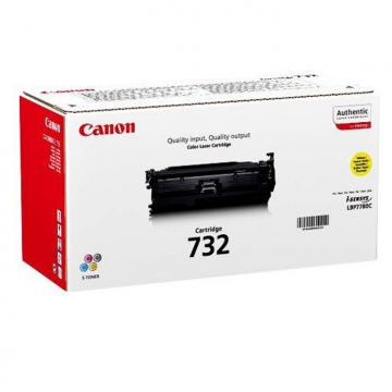 CANON 732 CRG-732Y Orjinal Sarı Lazer Toner 6.400 Sayfa