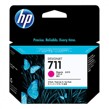 HP (Hewlett Packard) 711 CZ135A Orjinal Kırmızı Kartuş 3 Lü PAKET