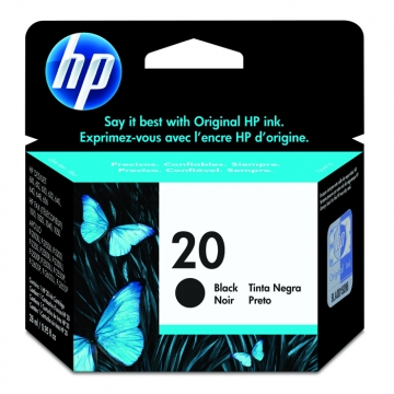 HP (Hewlett Packard) 20 C6614D Orjinal Siyah Kartuş 455 Sayfa