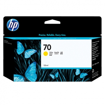 HP (Hewlett Packard) 70 C9454A Orjinal Sarı Kartuş 130 mlgr.