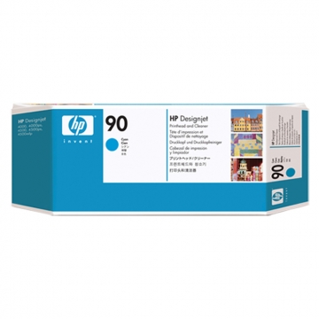 HP (Hewlett Packard) 90 C5055A Orjinal Mavi Baskı Kafası ve Temizleyicisi