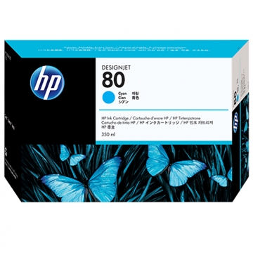 HP (Hewlett Packard) 80 C4846A Orjinal Mavi Kartuş 350 mlgr.
