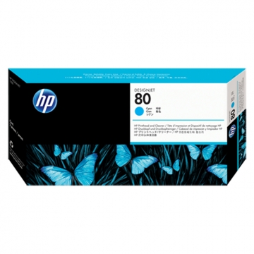 HP (Hewlett Packard) 80 C4821A Orjinal Mavi Baskı Kafası ve Temizleyicisi