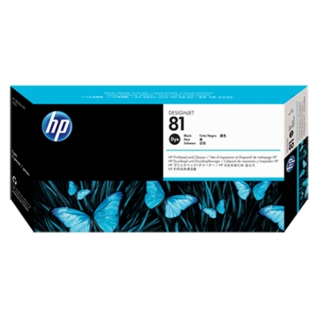 HP (Hewlett Packard) 81 C4950A Orjinal Siyah Baskı Kafası ve Temizleyicisi