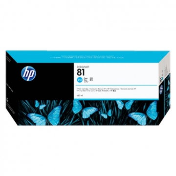 HP (Hewlett Packard) 81 C4931A Orjinal Mavi Kartuş 680 mlgr.