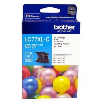 BROTHER LC-77XLC Yüksek Kapasiteli Orjinal Mavi Kartuş 1.200 Sayfa