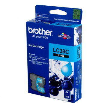 BROTHER LC-38C Orjinal Mavi Kartuş 260 Sayfa