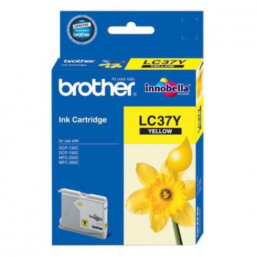 BROTHER LC-37Y Orjinal Sarı Kartuş 300 Sayfa