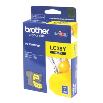 BROTHER LC-38Y OrjinalSarı Kartuş 260 Sayfa